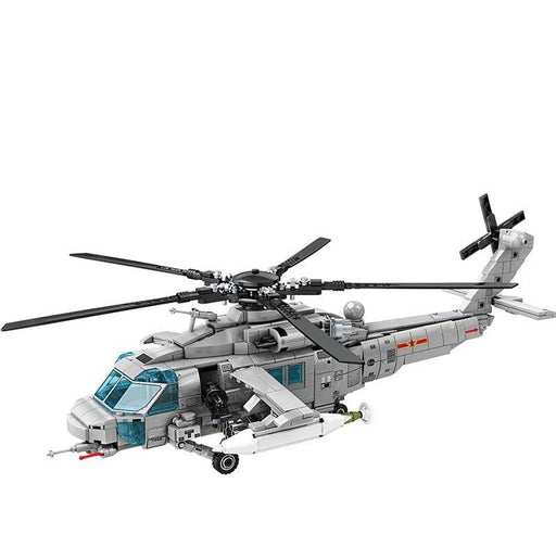 Z-20 Attack Helicopter Building Blocks Model (935 stukken) - upgraderc
