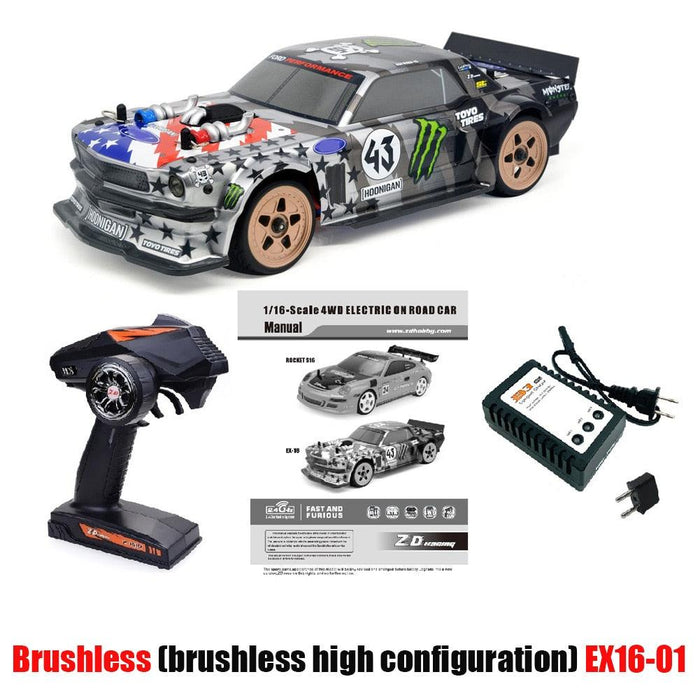 ZD Racing EX16 1/16 4WD RTR Auto ZD Racing Brushless EX16-01 