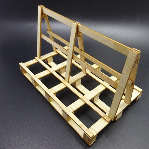 1/10 Simulation Glass Transport Wooden Frame - upgraderc