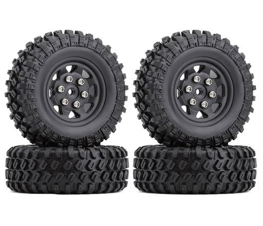 1/24 Crawler heavy duty wheels (Plastic) - upgraderc