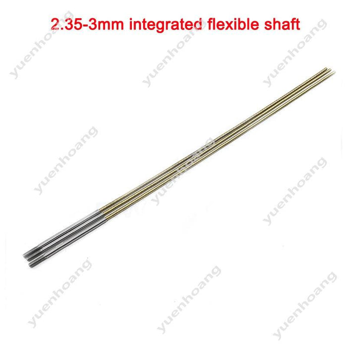 2.35-3mm Integrated Flexible Shaft (300mm, RVS, Messing) Materiaal upgraderc 