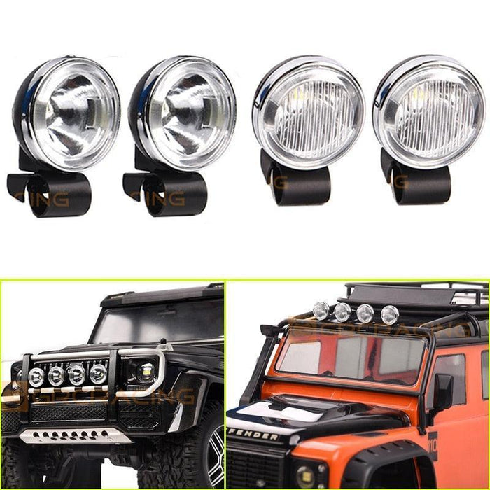 2PCS 1/10, 1/8 18/20mm Led Spotlight Headlamp - upgraderc