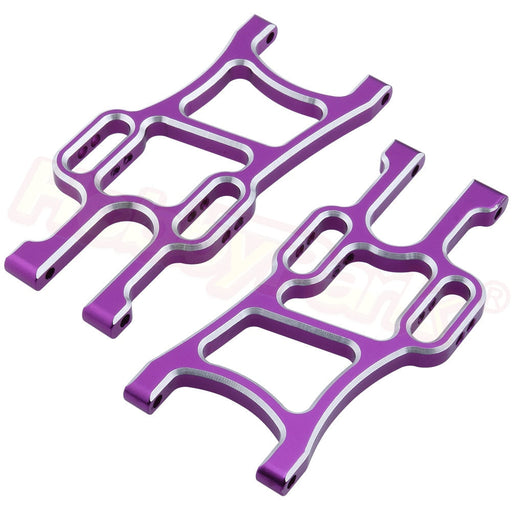 2PCS Front Lower Suspension Arm for HSP 1/10 (Aluminium) 08005 Onderdeel Hobbypark Purple 