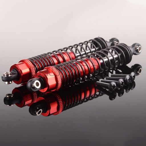 2PCS Front Shock Absorber for Axial Yeti 1/10 (Aluminium) Schokdemper New Enron Red 