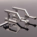 2PCS Front swing Arm for Wltoys 1/12 (Aluminium) 959-05 Onderdeel New Enron GRAY 