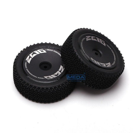 2PCS Front Wheel Tires Set for WLtoys 144001 1/14 (1269) - upgraderc