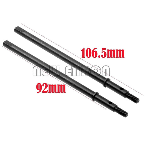 2PCS Rear Shaft for RGT EX86100 1/10 (Staal) R86035 Onderdeel New Enron 