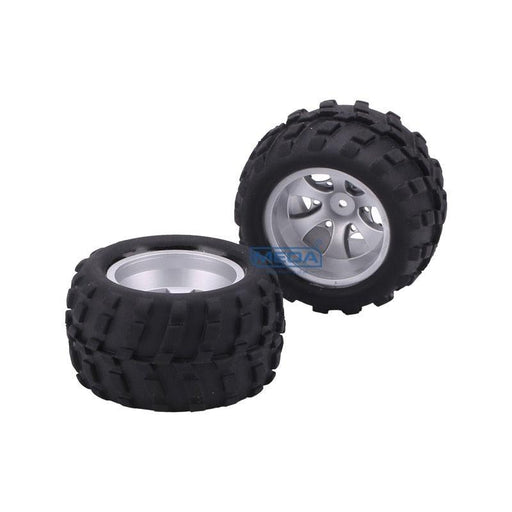2PCS Right Wheel Tire Set for WLtoys A979-B 1/18 (A979-02) - upgraderc