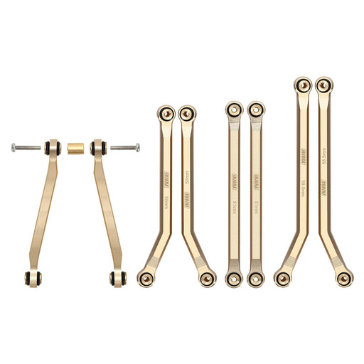 37g High Clearance Chassis Link Set for Axial SCX24 1/24 (Messing) Onderdeel Injora 