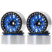 4PCS 1.9" 56x26mm Beadlock Rims for 1/10 Crawler (Aluminium) Band en/of Velg New Enron Blue 