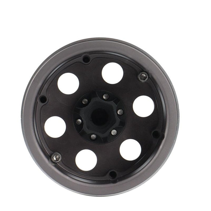 4PCS 2.2" Beadlock Wheel Rims for 1/10 Crawler (Aluminium) Band en/of Velg upgraderc 