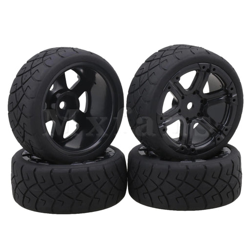 4PCS Leaves Pattern Tire Wheel Rims for 1/10 Touring Drift Band en/of Velg MXFans 