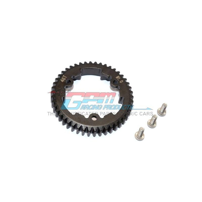 4PCS M1.0 46T/48T/50T Spur Gear for Traxxas XO-1 1/7 (Staal) 6447/6448 - upgraderc