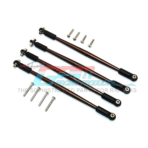 4PCS Steering Tie Rod, Rear Support Rod for Traxxas E-Revo Etc 1/10 (Staal) 5338 - upgraderc