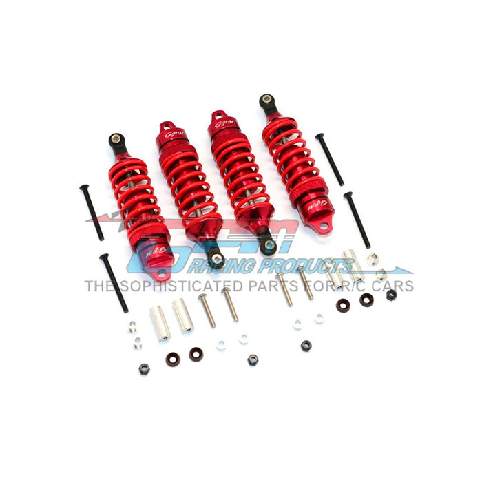 4PCS GPM 87mm Shock Absorbers for Traxxas XO-1 1/7 (Aluminium)