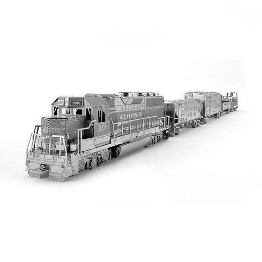 American Train Set 3D Model Puzzle (Metaal) - upgraderc