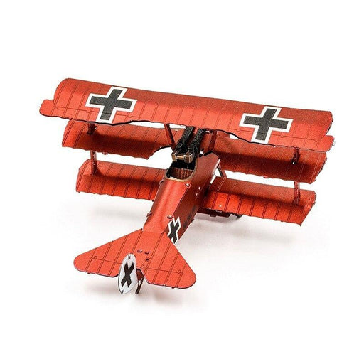 Fokker Triplane 3D Model Puzzle (Metaal) - upgraderc