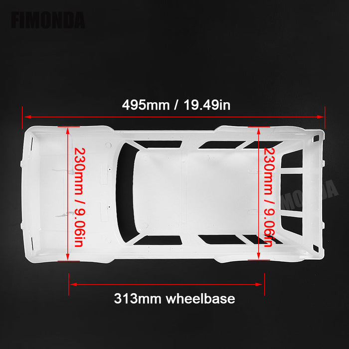 Ford Bronco Body Shell (313mm) Body Fimonda 