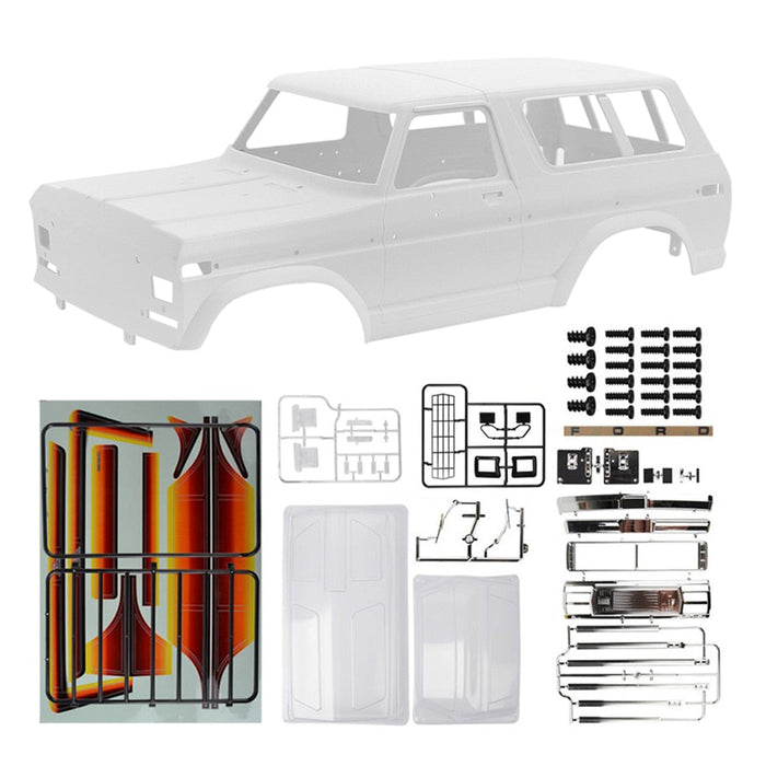 Ford Bronco Body Shell (313mm) Body Fimonda Hard Body Set 