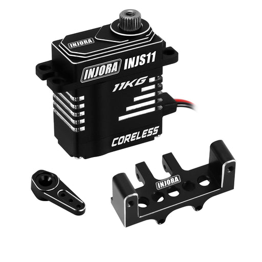 INJS11 1/24 High Voltage Large Torque Metal Gear Digital Micro Coreless Servo - upgraderc