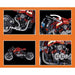 QL0474 Motorcycle Model Building Blocks (369 stukken) - upgraderc