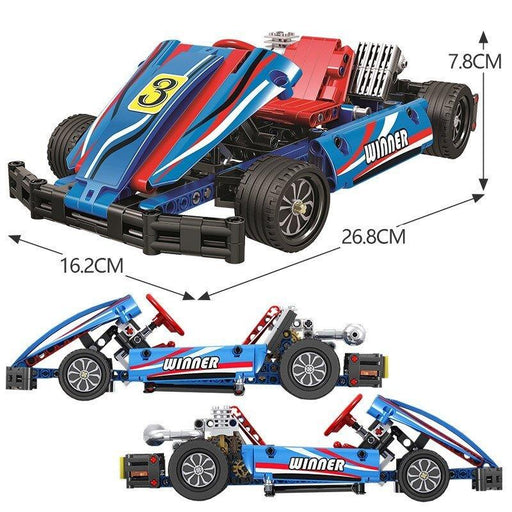 Racing Kart Model Building Blocks (371 stukken) - upgraderc