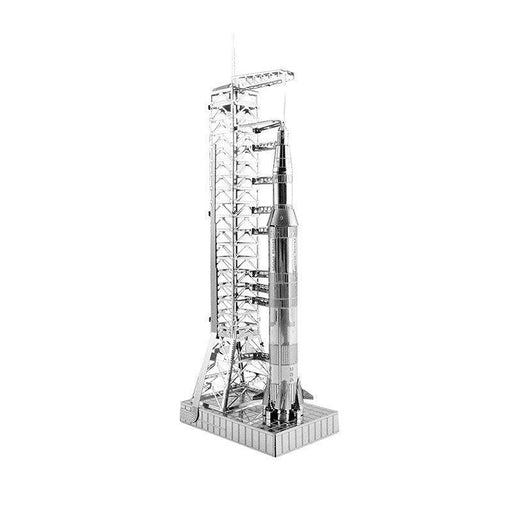 Saturn V Launch Pad 3D Model Puzzle (Metaal) - upgraderc