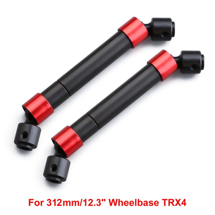 TRX4 CVD Drive shafts (Metaal) (312-324mm wielbasis) Onderdeel Injora 312mm TRX4 